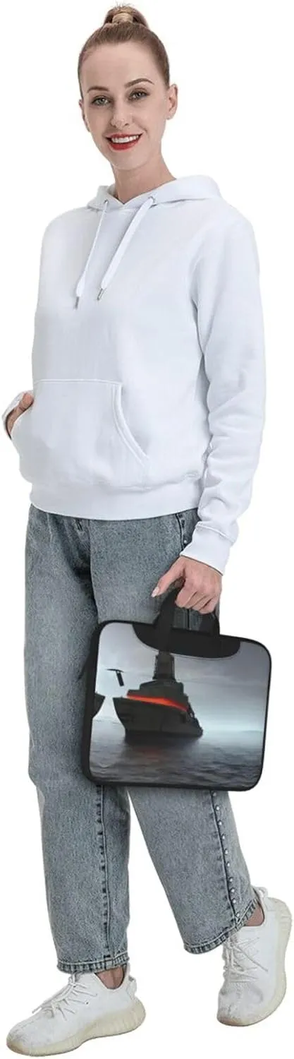 Paris Eiffel Tower Stylish And Lightweight Laptop Messenger Bag,Handbag,Briefcase,Perfect For Business Travel
