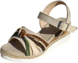 Platform Sandals Women Open Toe Buckle Ankle Strap Espadrilles Womens Casual Slip on Summer Wedge Sandals
