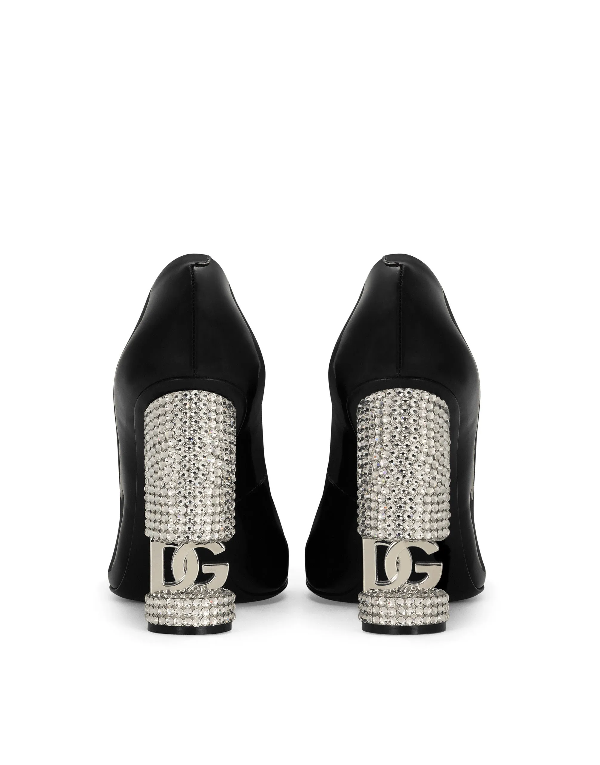 Polished calfskin pumps
