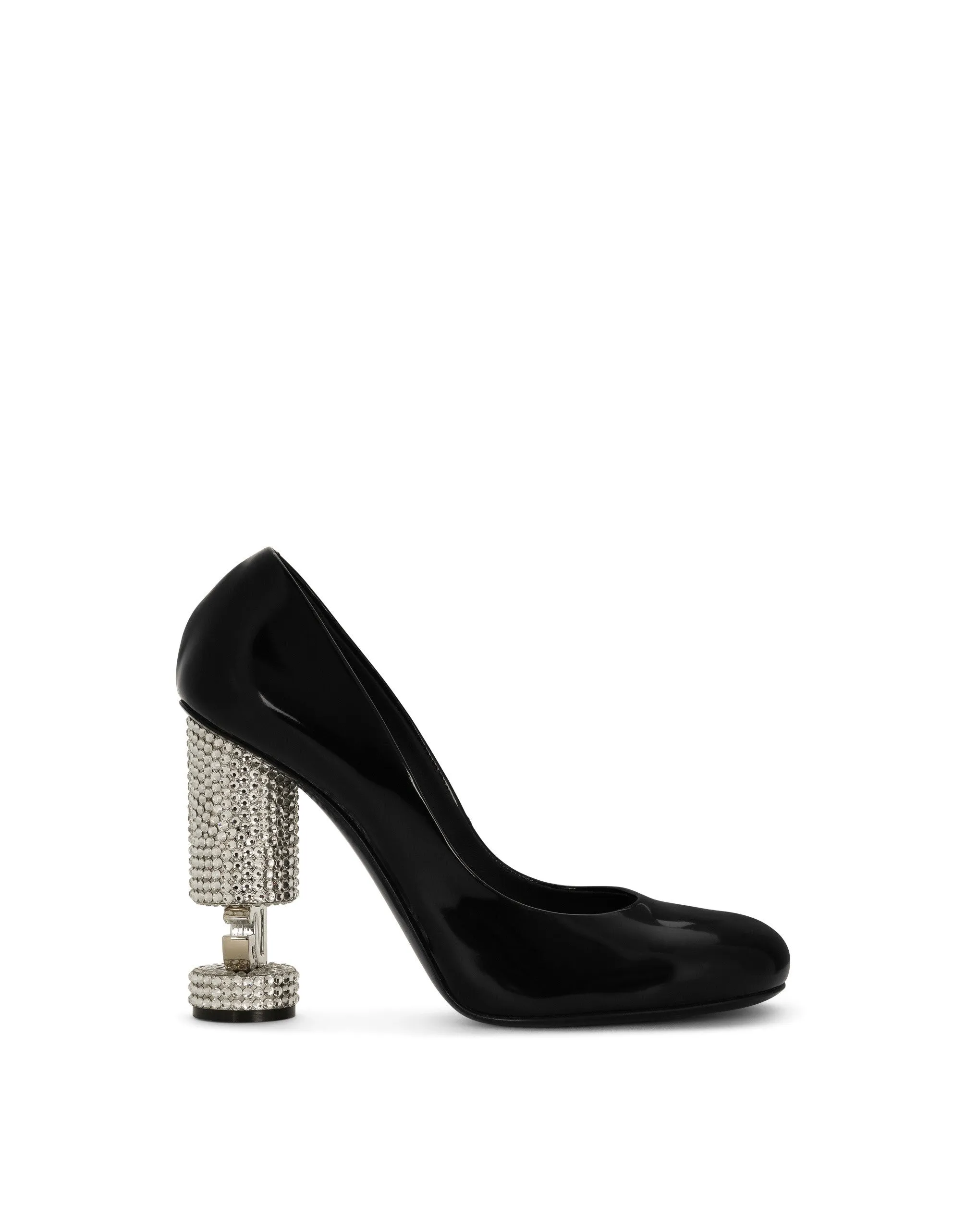 Polished calfskin pumps