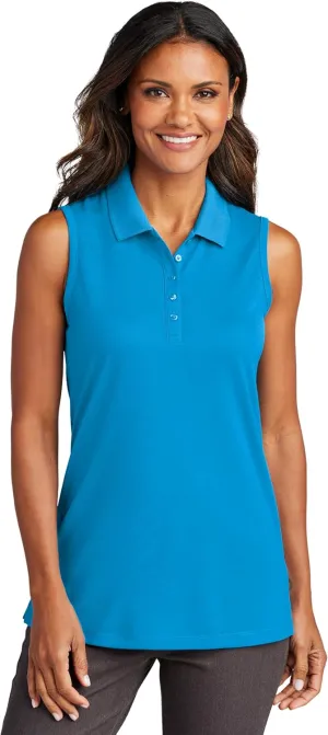Port Authority Ladies Dry Zone UV Micro-Mesh Sleeveless Polo