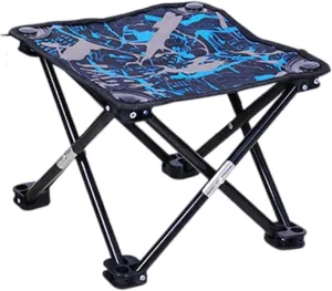 Portable Folding Camping Chair Outdoor Folding Fishing Chair Comfortable Seats for Outdoor Activity and Picnics