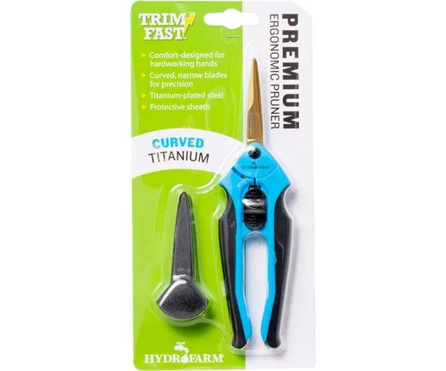 Premium Ergonomic Curved Titanium Blade Pruner