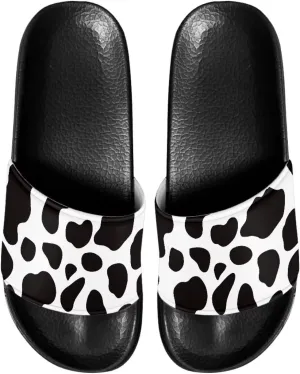 Print Womens Slippers Adult Comfort Slide Sandal House Slippers Flat Slides Shower Sandals for Summer Outdoor