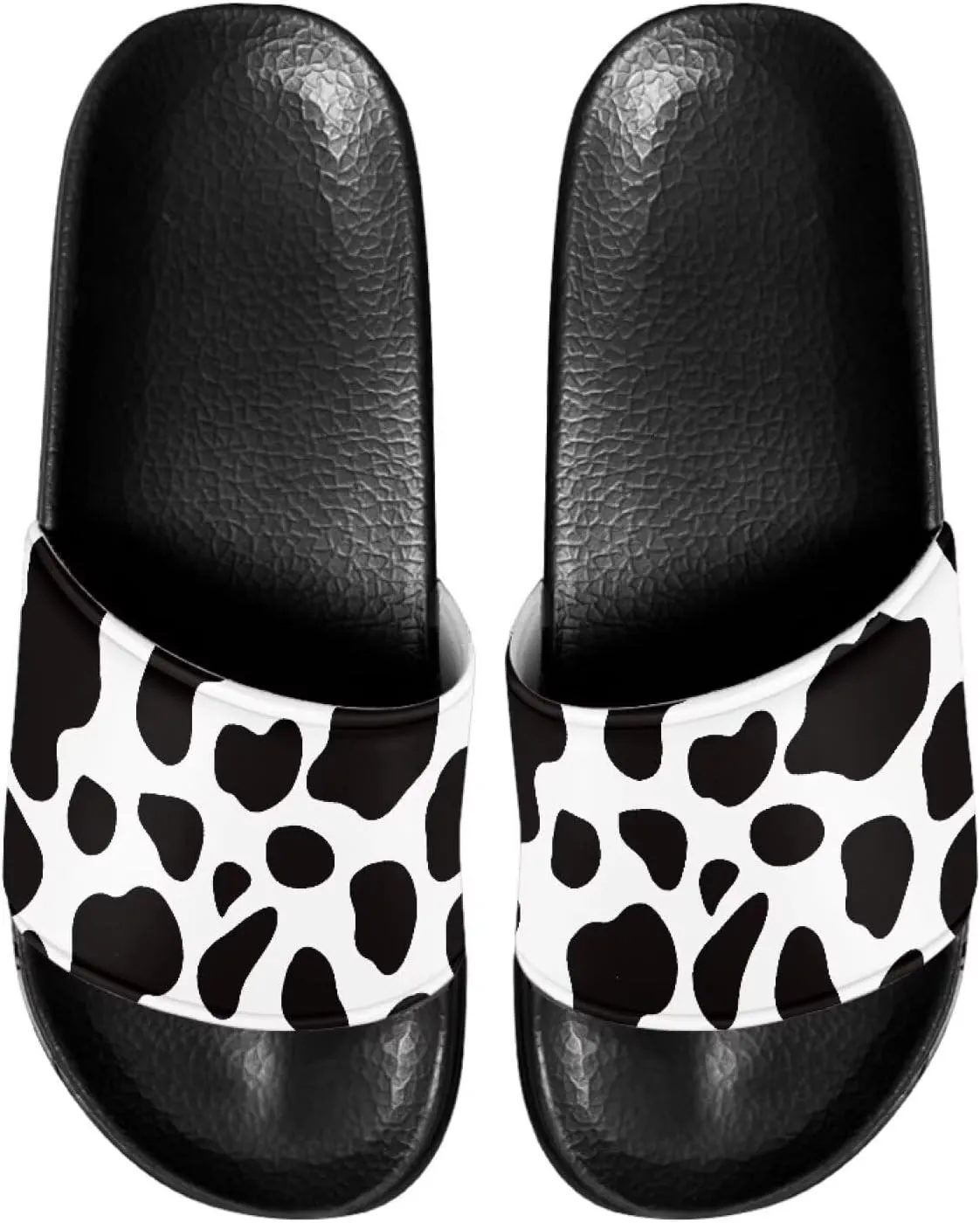 Print Womens Slippers Adult Comfort Slide Sandal House Slippers Flat Slides Shower Sandals for Summer Outdoor