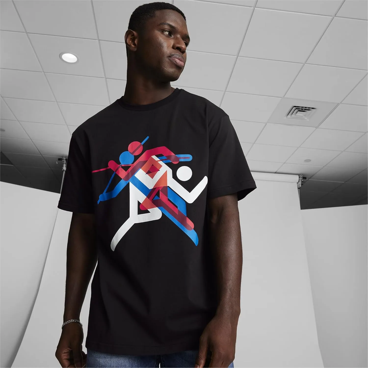 PUMA Men's Graphic T-Shirt (Available in Big and Tall Sizes)