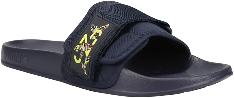 Puma Mens Njr Leadcat 2.0 Slide Athletic Sandals Casual - Blue