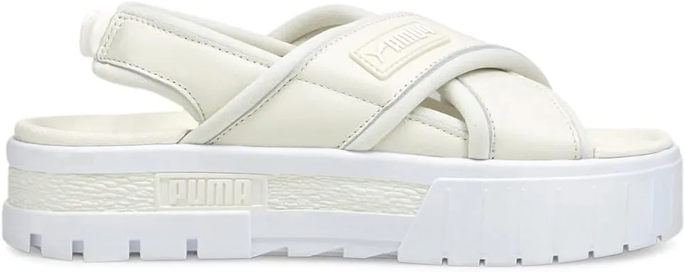 Puma Womens Mayze Logo Platform Casual Sandals Casual - Off White - Size 9 M