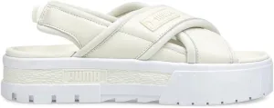 Puma Womens Mayze Logo Platform Casual Sandals Casual - Off White - Size 9 M