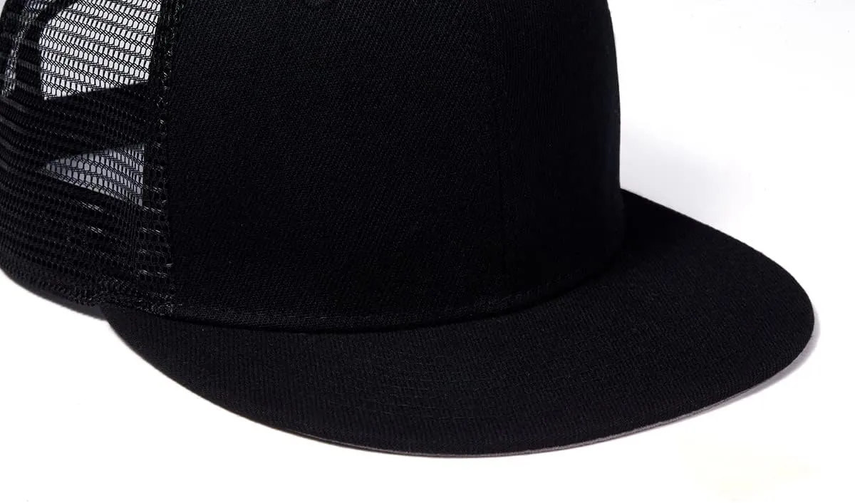 Quanhaigou Snapback Hat for Men Women,Hip Hop Style Colorful Flat Bill Hats Teens Adjustable Baseball Cap