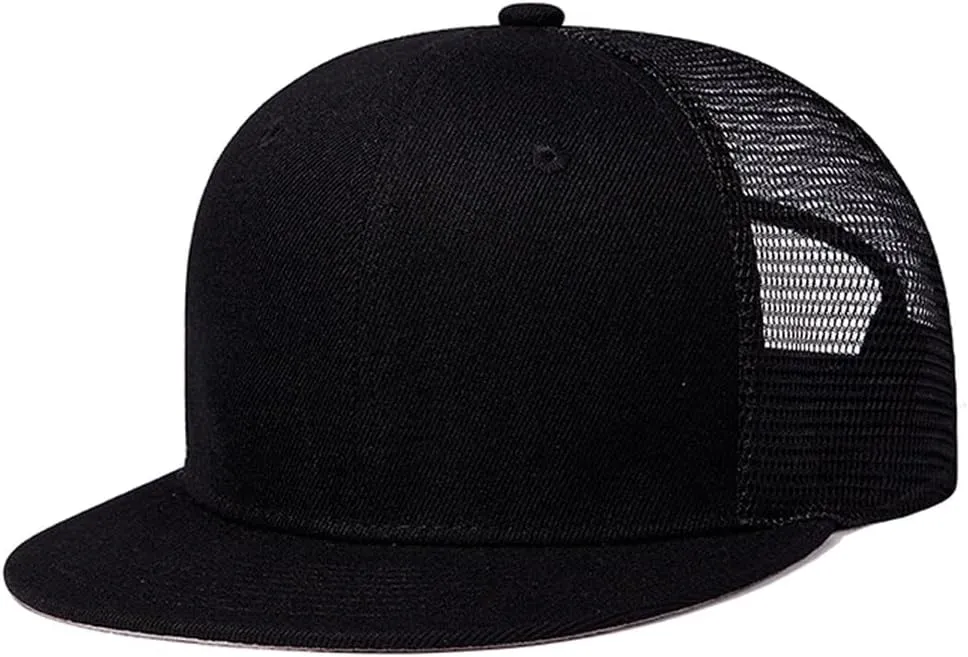 Quanhaigou Snapback Hat for Men Women,Hip Hop Style Colorful Flat Bill Hats Teens Adjustable Baseball Cap