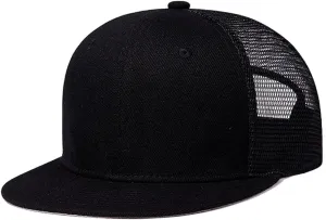 Quanhaigou Snapback Hat for Men Women,Hip Hop Style Colorful Flat Bill Hats Teens Adjustable Baseball Cap