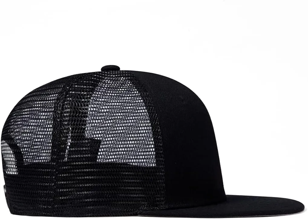 Quanhaigou Snapback Hat for Men Women,Hip Hop Style Colorful Flat Bill Hats Teens Adjustable Baseball Cap