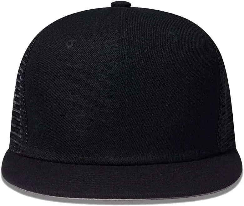 Quanhaigou Snapback Hat for Men Women,Hip Hop Style Colorful Flat Bill Hats Teens Adjustable Baseball Cap