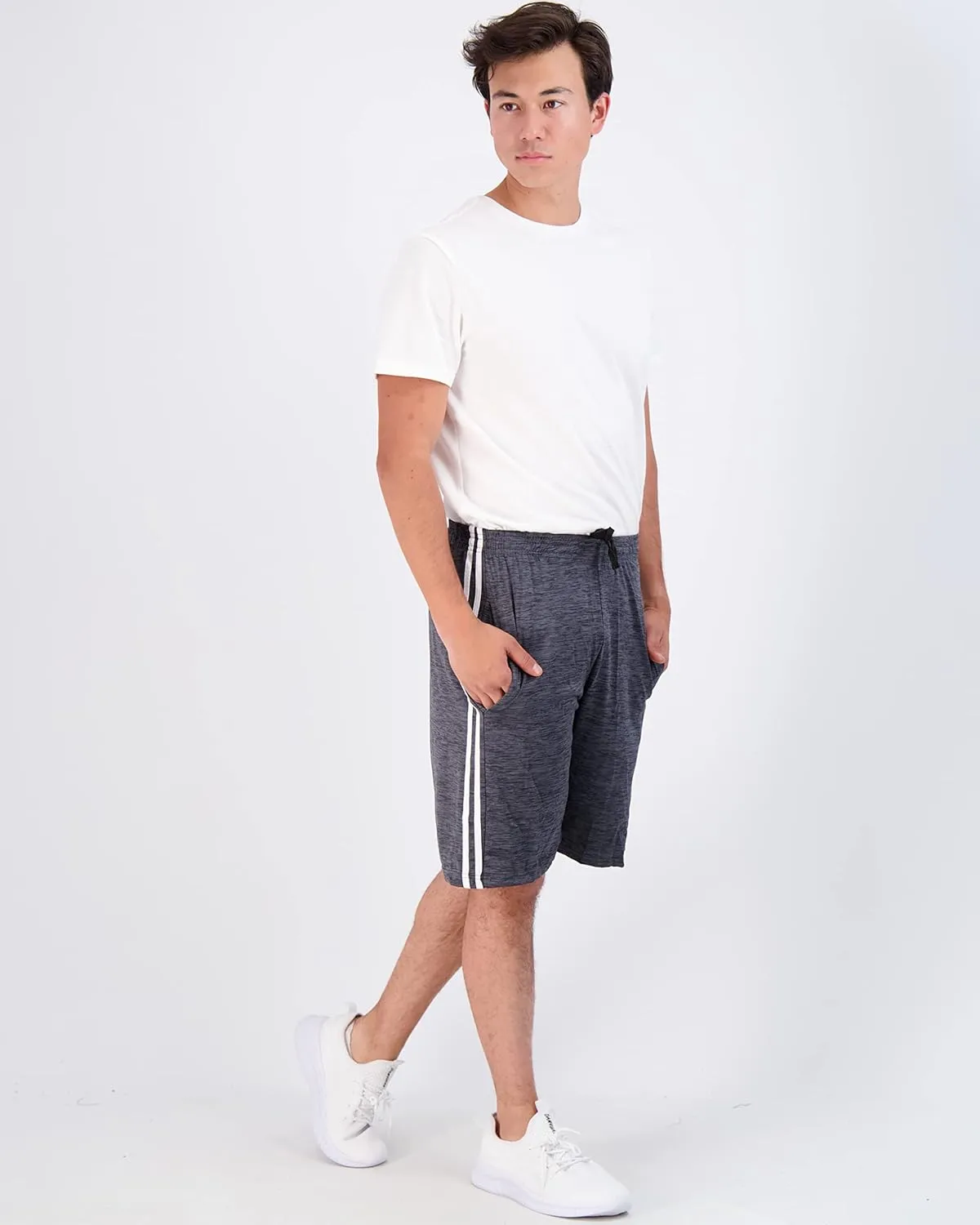 Real Essentials 5 Pack Men’s Active Quick Dry Mesh Crew Neck T Shirts | Athletic Short Sleeve Tee (Available in Big & Tall)