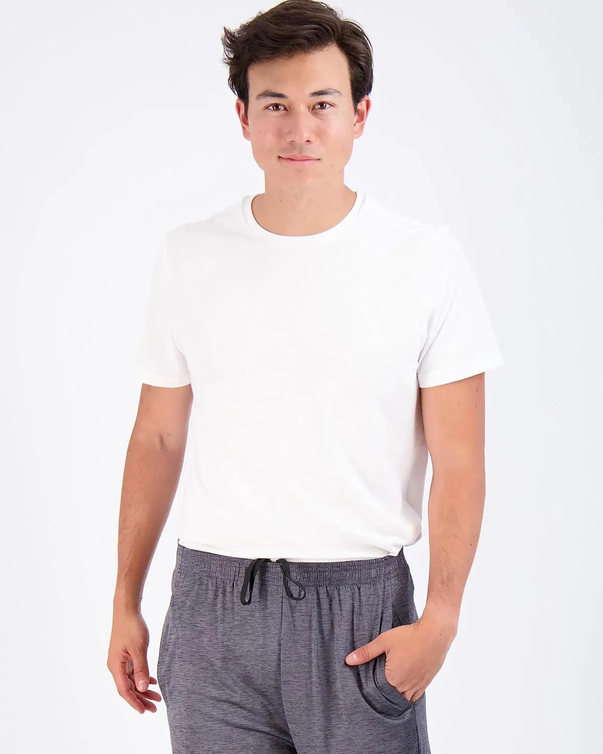 Real Essentials 5 Pack Men’s Active Quick Dry Mesh Crew Neck T Shirts | Athletic Short Sleeve Tee (Available in Big & Tall)
