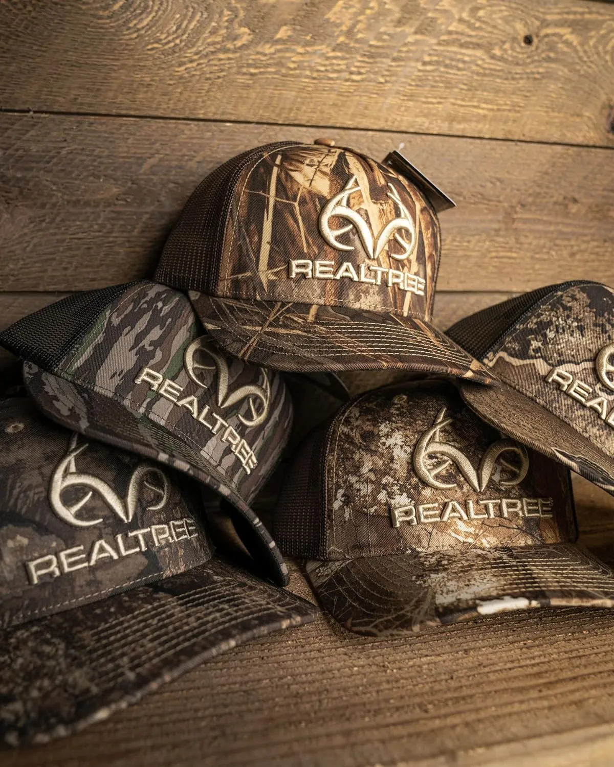 Realtree Men's Camo 112, 115 Richardson Trucker Hats for Hunting, Fishing and Outdoor Activities - Limited Edition