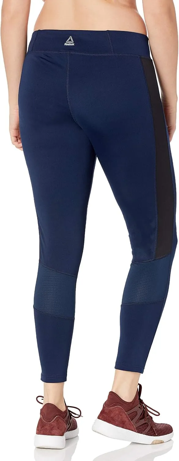 Reebok Women's Mesh Insert Workout Tights