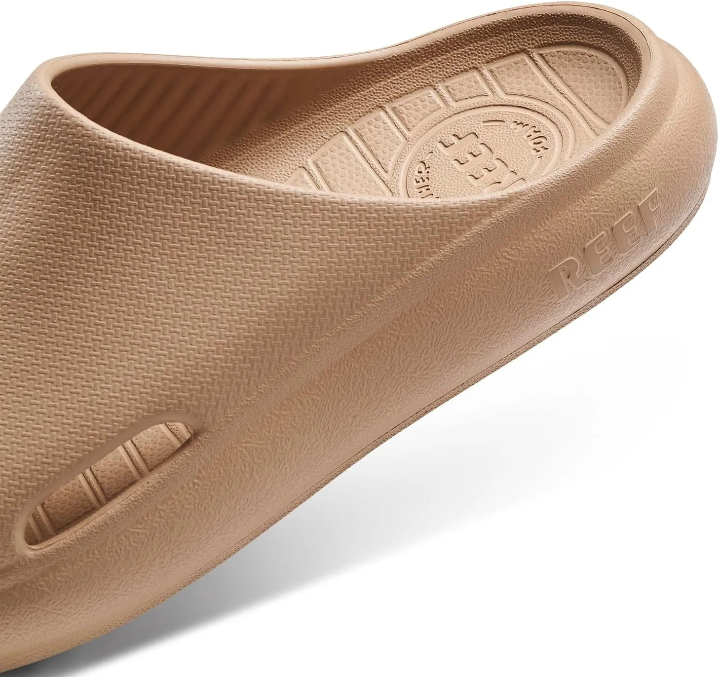 REEF Kids' Rio Slide Sandal, Super Soft Molded EVA Footbed, Lightweight, Water Friendly