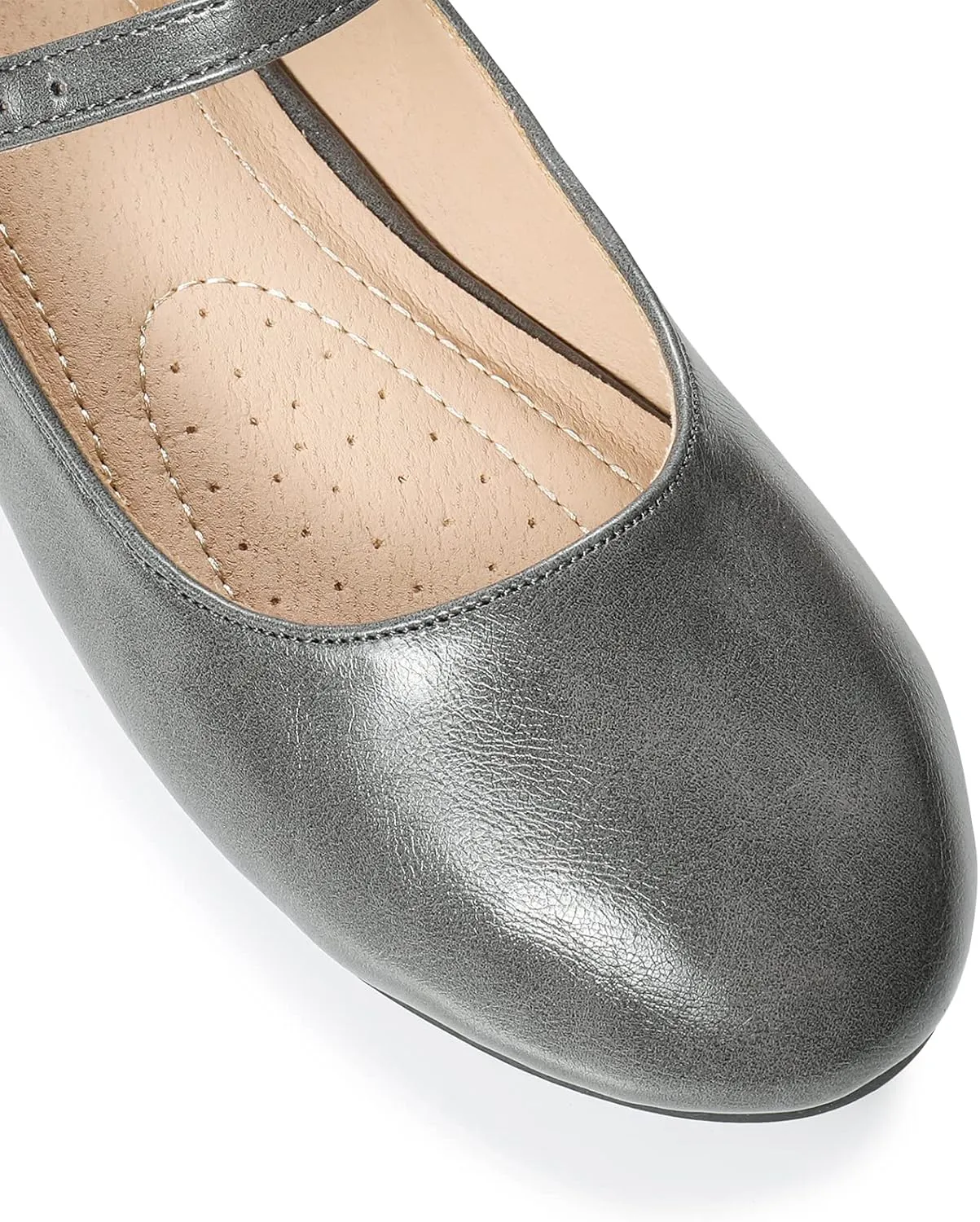 Rekayla Mary Jane Flats Shoes Women Dressy Comfortable Round Toe Slip on Ballet Flat