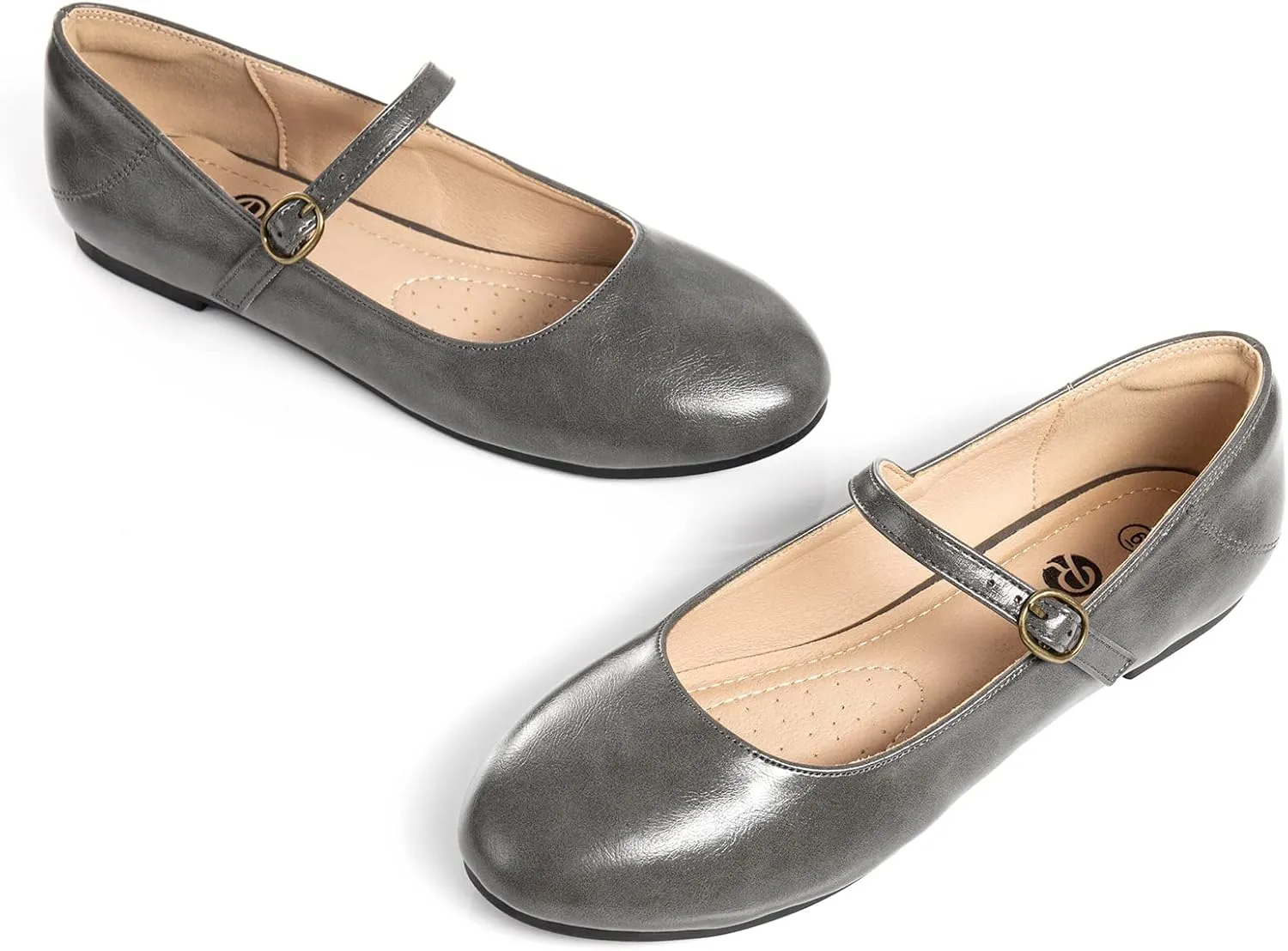 Rekayla Mary Jane Flats Shoes Women Dressy Comfortable Round Toe Slip on Ballet Flat