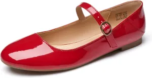 Rekayla Mary Jane Flats Shoes Women Dressy Comfortable Round Toe Slip on Ballet Flat