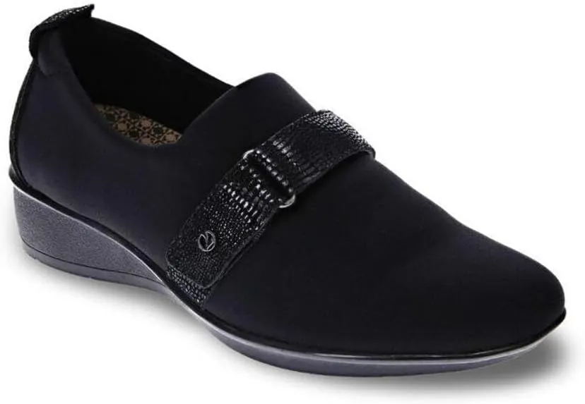 Revere Genoa Women's Stretch Loafer - Elegant Adjustable Leather with Super Soft Stretch Upper and Contoured Removable Footbeds