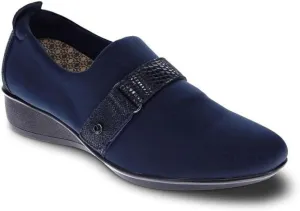 Revere Genoa Women's Stretch Loafer - Elegant Adjustable Leather with Super Soft Stretch Upper and Contoured Removable Footbeds