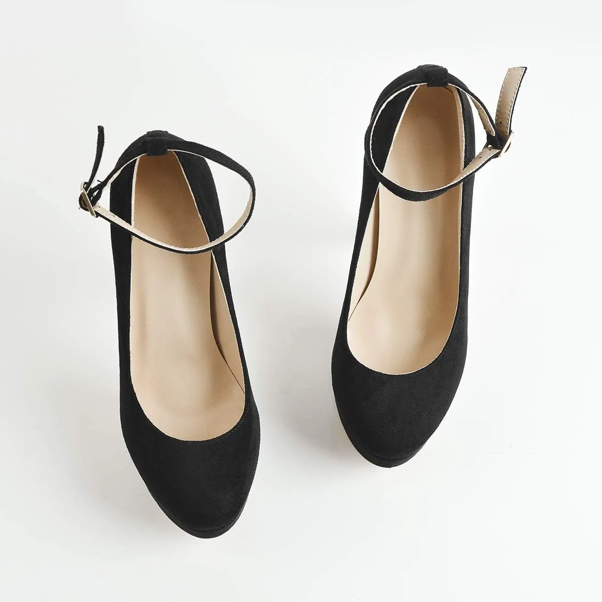 Richealnana Women's Double Platform Stiletto High Heel Pumps