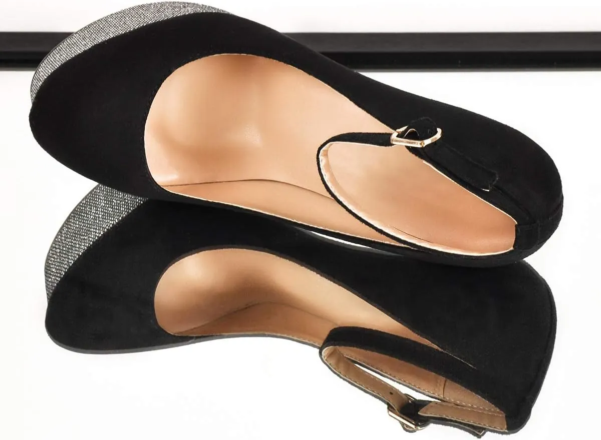 Richealnana Women's Double Platform Stiletto High Heel Pumps