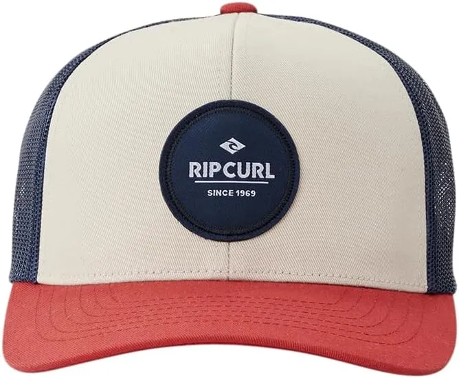 Rip Curl Icons Trucker Hat, Mesh Back Cap Snapback for Men, Adjustable