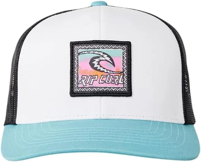 Rip Curl Icons Trucker Hat, Mesh Back Cap Snapback for Men, Adjustable