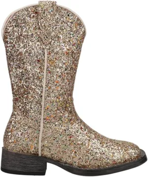ROPER Toddler Girls Glitter Galore Square Toe Casual Boots Ankle - Blue