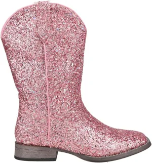 ROPER Toddler Girls Glitter Galore Square Toe Casual Boots Ankle - Blue