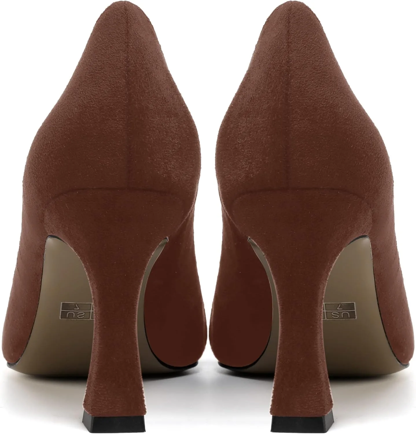 ROSERWISH Womens Slip On Elegant Wedding Fashion Pointed Toe Matte Stiletto High Heel Pumps Dress Shoes 3.5 Inch