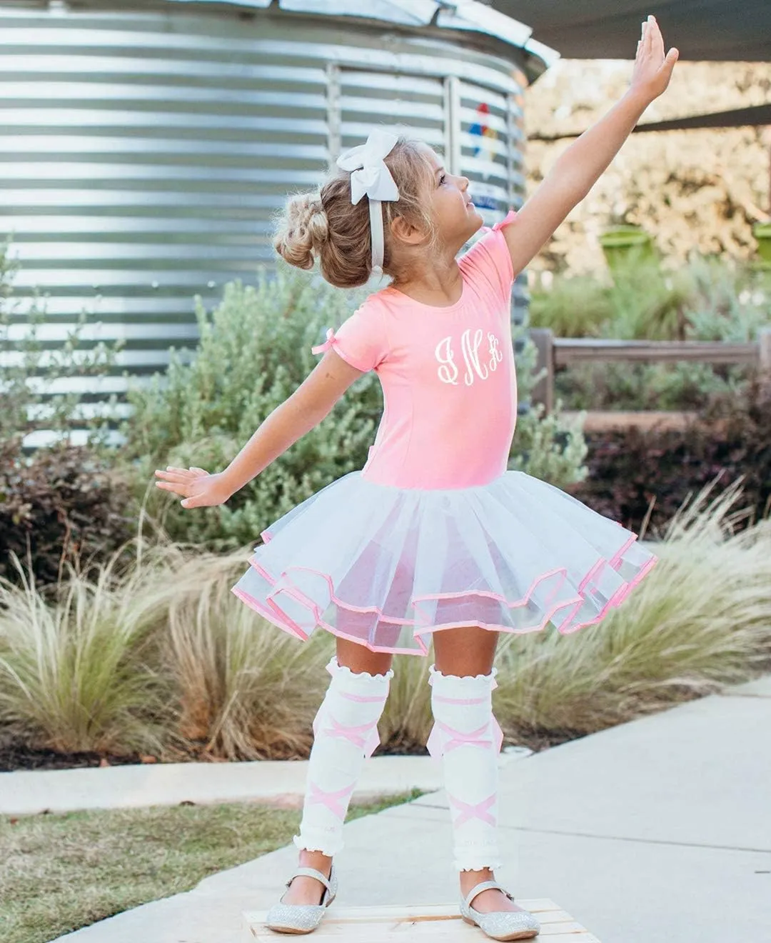 RuffleButts® Girls Ruffled Dancewear Tutu Leotard