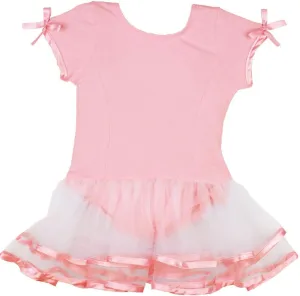 RuffleButts® Girls Ruffled Dancewear Tutu Leotard