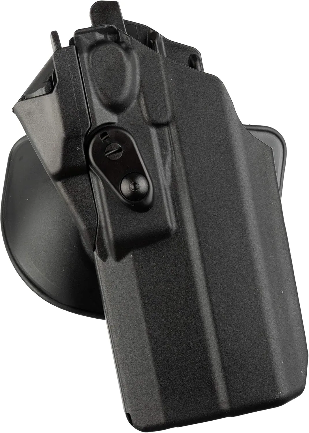 Safariland 7378RDS ALS (Automatic Locking System) Duty Holster, Red Dot Sight Compatible, STX Plain Black, Left Hand, Fits: GLK19 GEN1-5 Surefire X300U