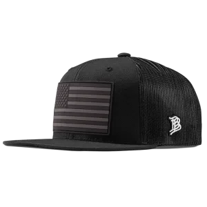 Salute Midnight PVC Flat Trucker