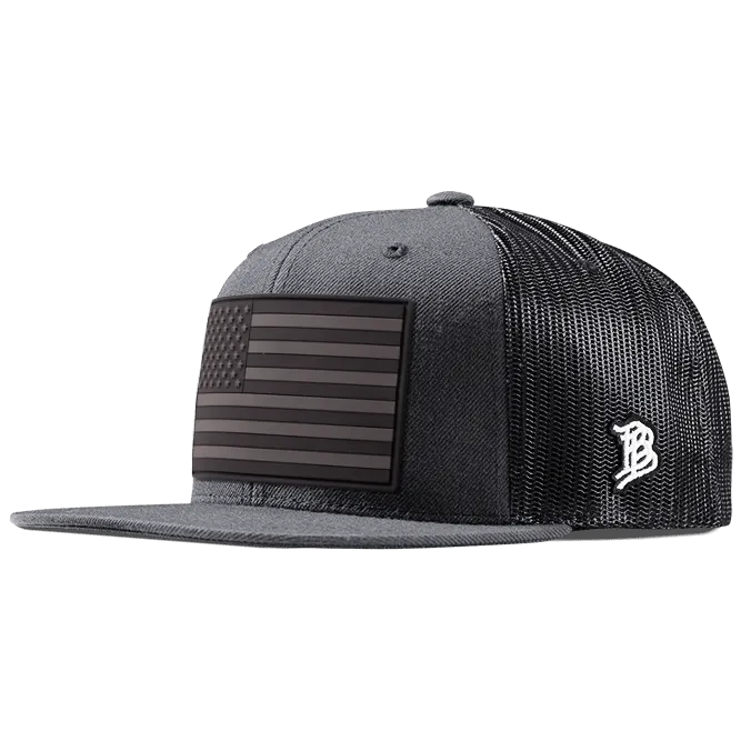 Salute Midnight PVC Flat Trucker