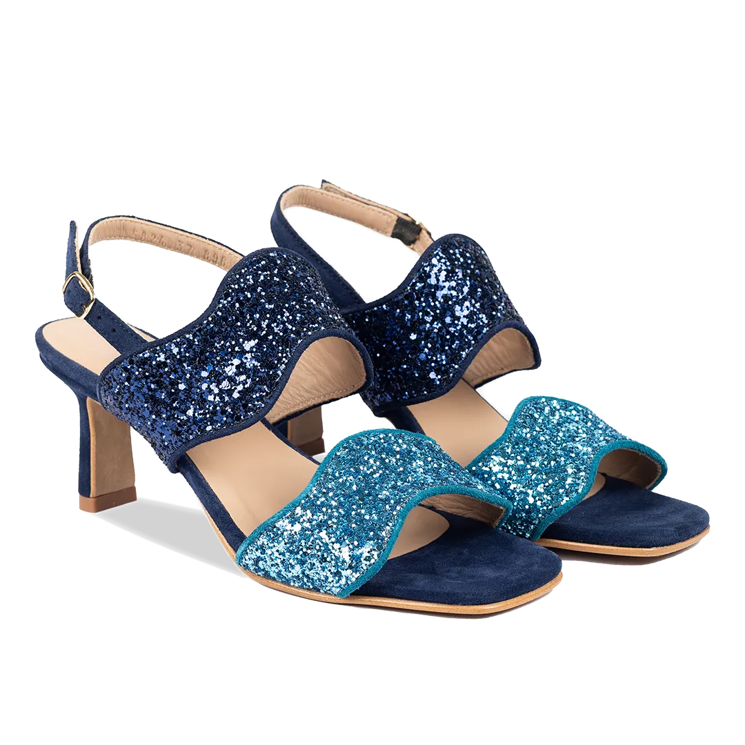 Sandal with heel