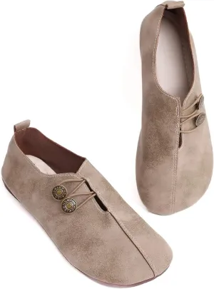 Sandals for Women 2025 Retro Loafers Dressy Comfortable Closed Toe Ballet Flats Summer Casual Breathable Boat Shoes Footwear