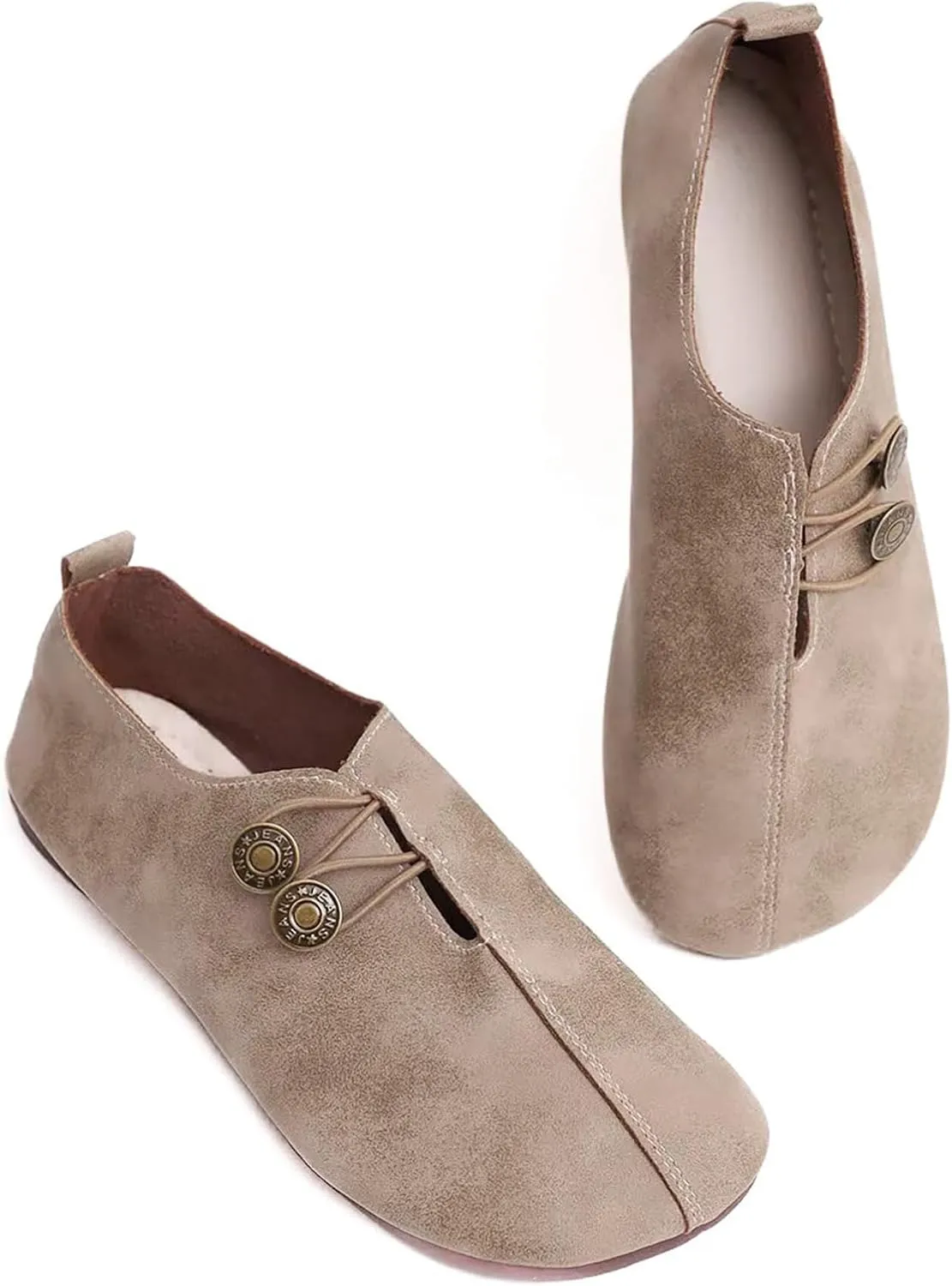Sandals for Women 2025 Retro Loafers Dressy Comfortable Closed Toe Ballet Flats Summer Casual Breathable Boat Shoes Footwear