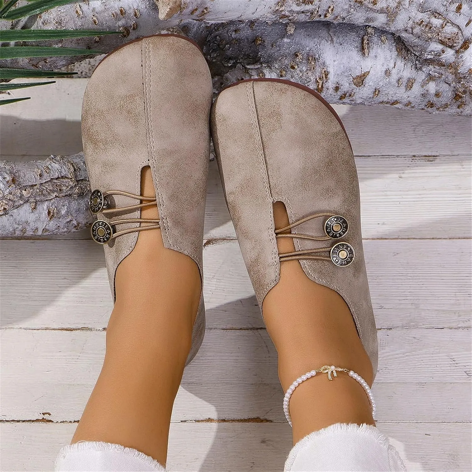 Sandals for Women 2025 Retro Loafers Dressy Comfortable Closed Toe Ballet Flats Summer Casual Breathable Boat Shoes Footwear