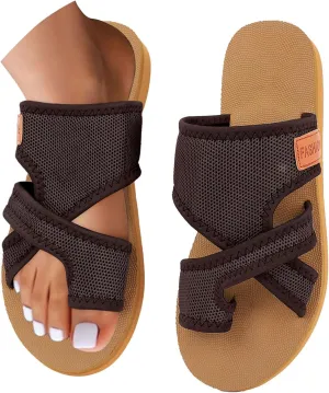 Sandals for Women 2025 Trendy Comfortable Breathable Hollow Mesh Slide Sandals for Womens Cute Summer Shoes for Women