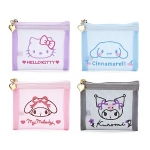 Sanrio Characters Flat Mesh Pouch