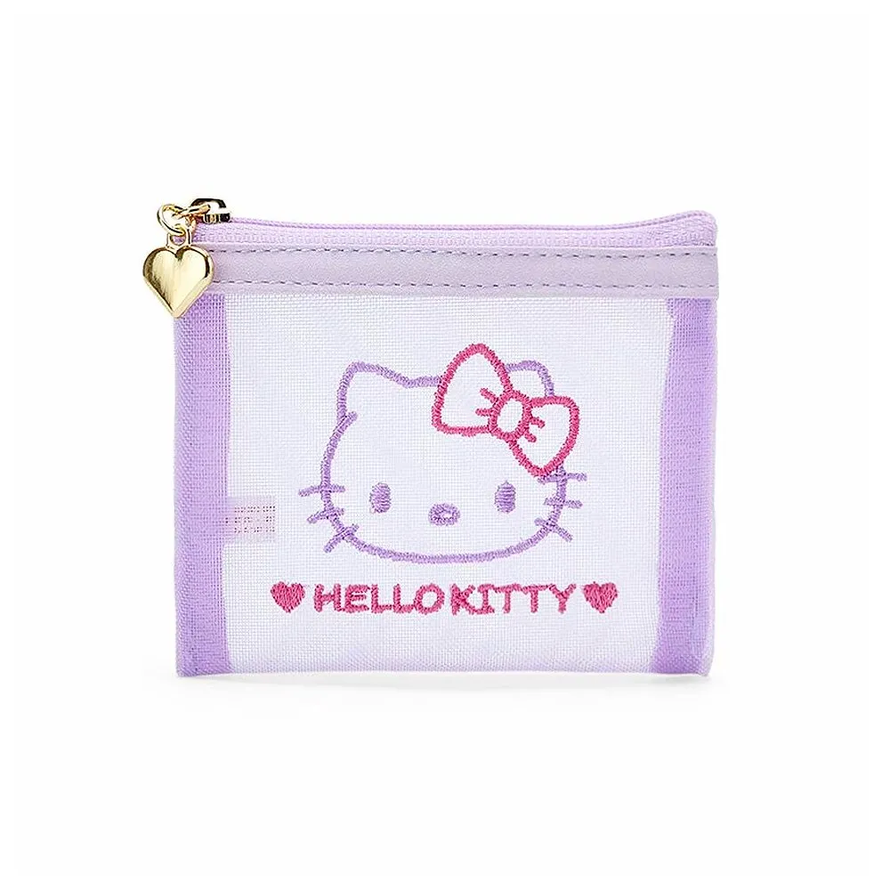 Sanrio Characters Flat Mesh Pouch
