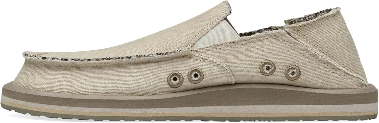 Sanuk Men's Vagabond Soft Top Hemp Loafer