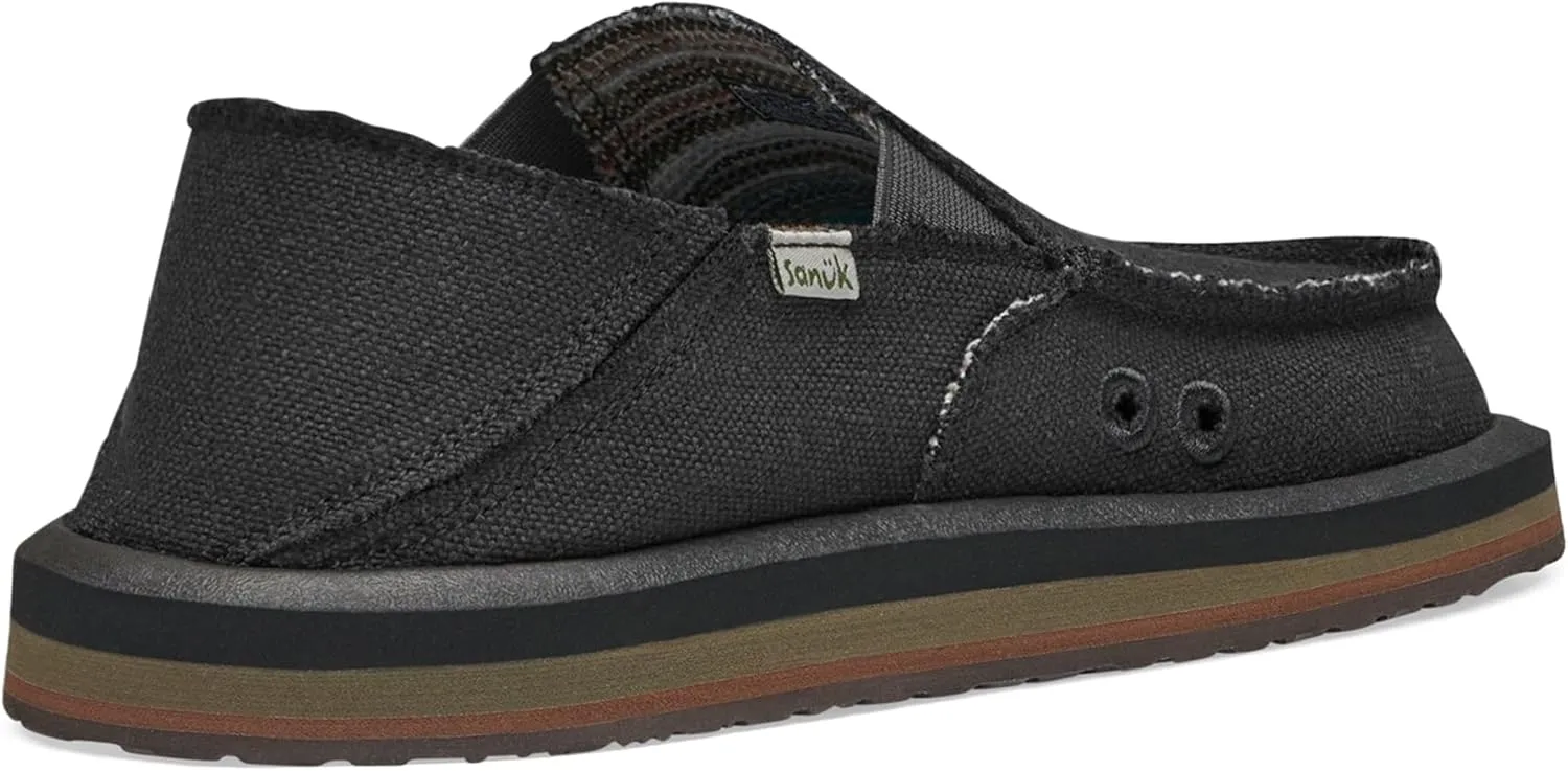 Sanuk Men's Vagabond Soft Top Hemp Loafer