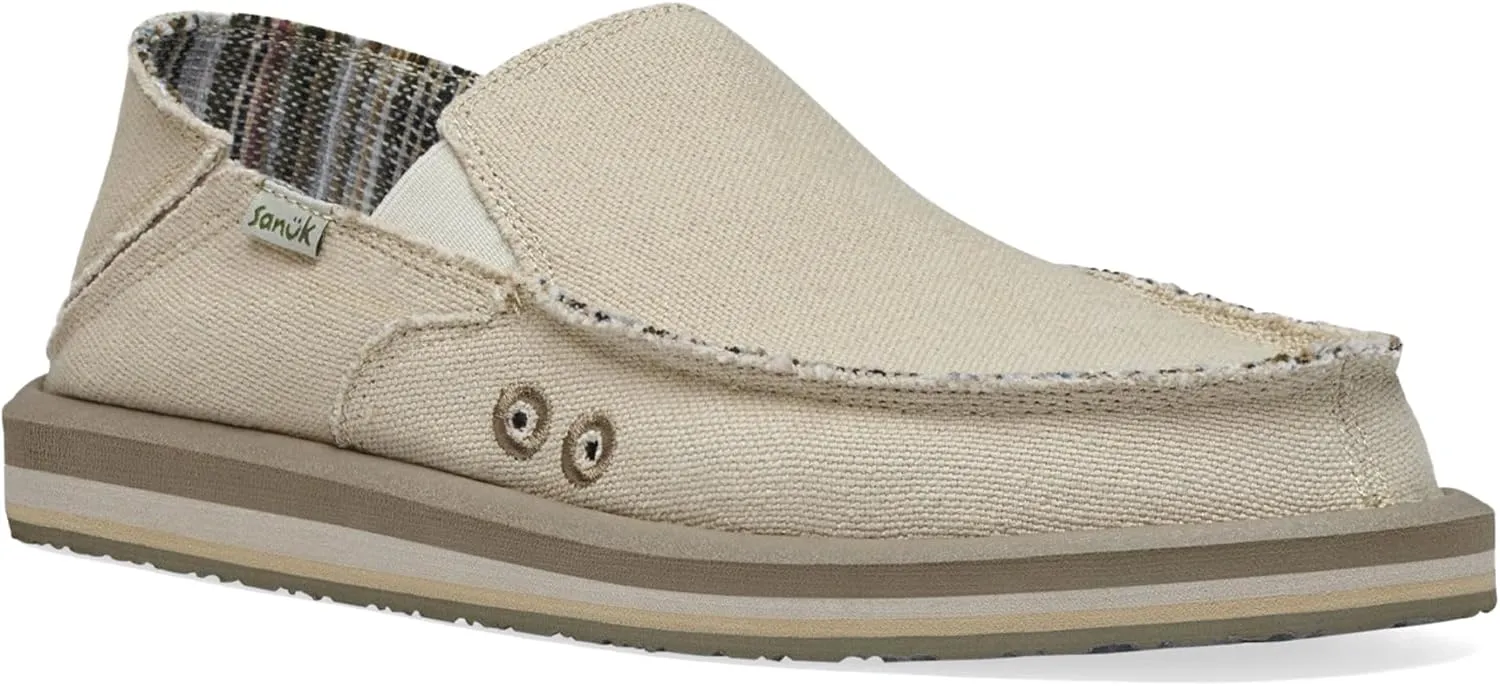 Sanuk Men's Vagabond Soft Top Hemp Loafer